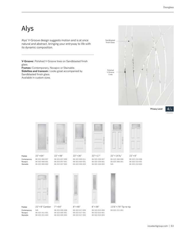 Product catalog