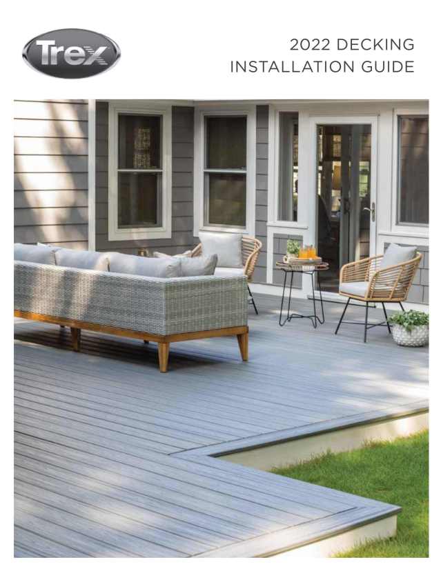 Trex Company Incorporated, Catalogs, Decking Installation Guide ARCAT