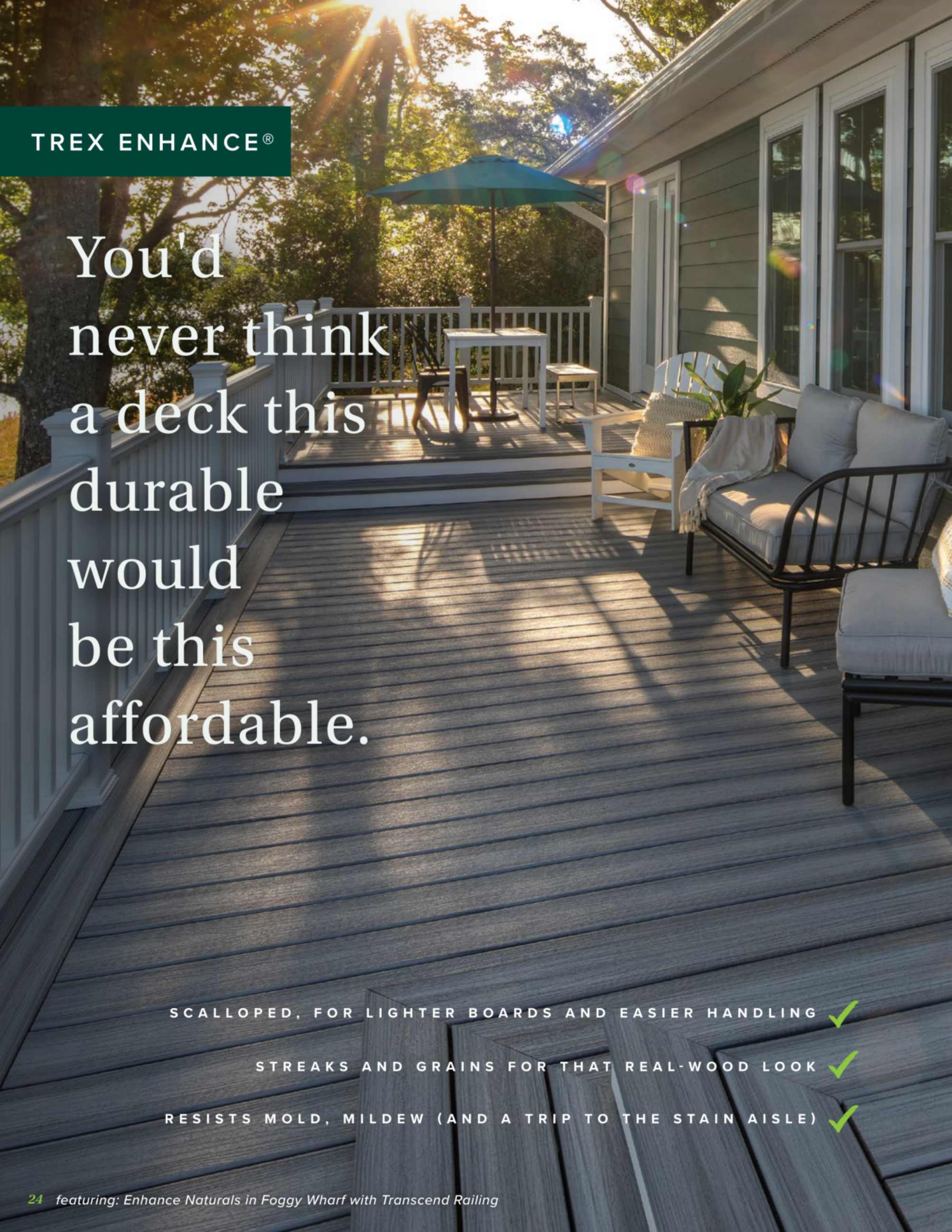 Trex Company Incorporated, Catalogs, Decking and Railing Catalog ARCAT