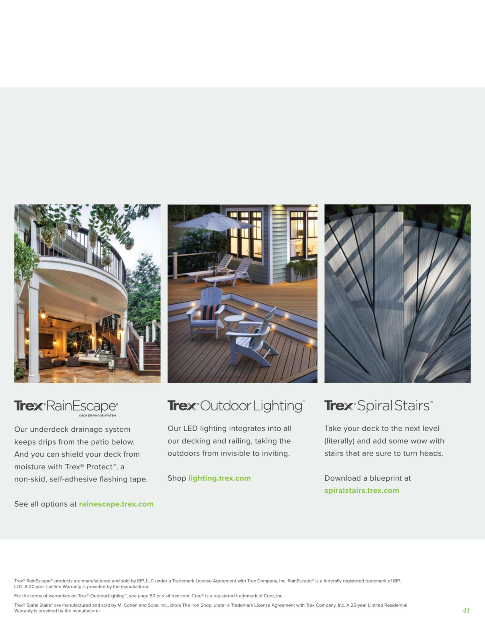 Trex Company Incorporated, Catalogs, Decking and Railing Catalog ARCAT