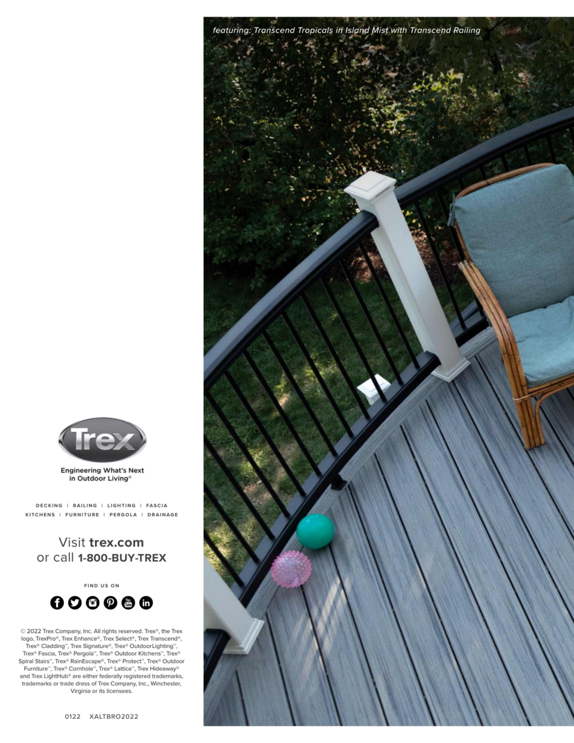 Trex Company Incorporated, Catalogs, Decking and Railing Catalog ARCAT