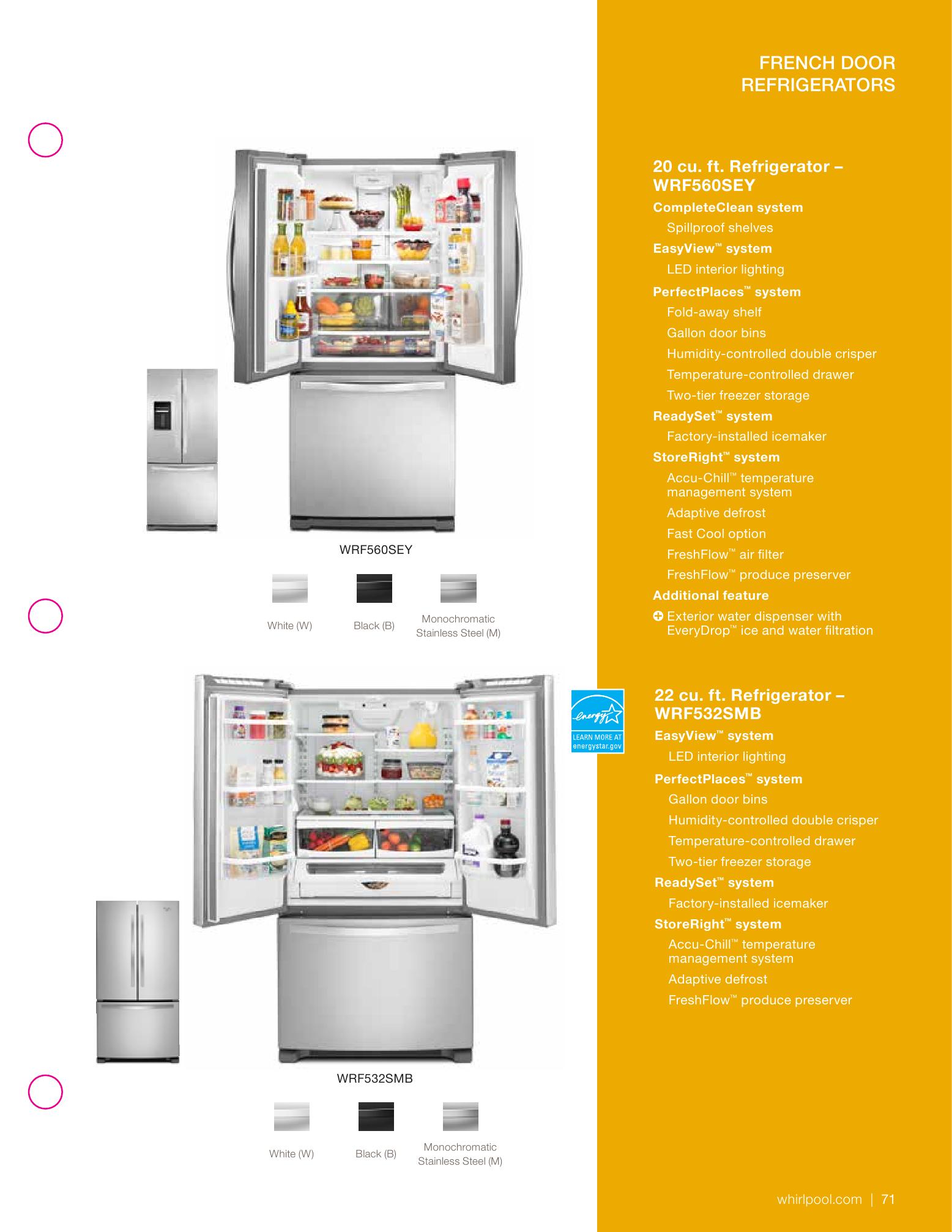 Whirlpool® Appliances, Catalogs, Whirlpool Home Appliance Catalog ARCAT