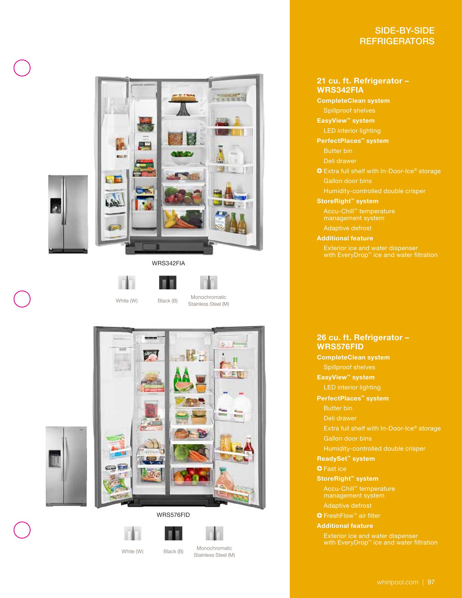 Whirlpool® Appliances, Catalogs, Whirlpool Home Appliance Catalog ARCAT