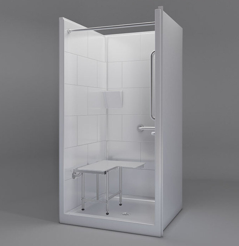 38.5" x 37.125" Freedom ANSI B Shower
