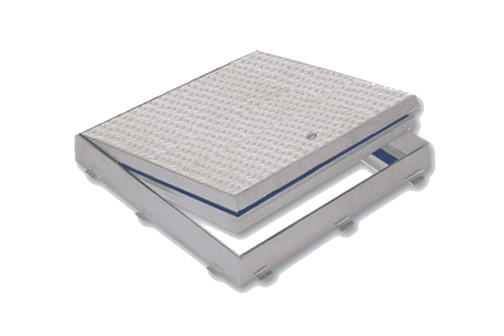 Fire Rated Floor Doors - Flush Diamond Plate