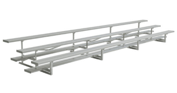 27 ft- Welded Aluminum 3 Row Sideline Series