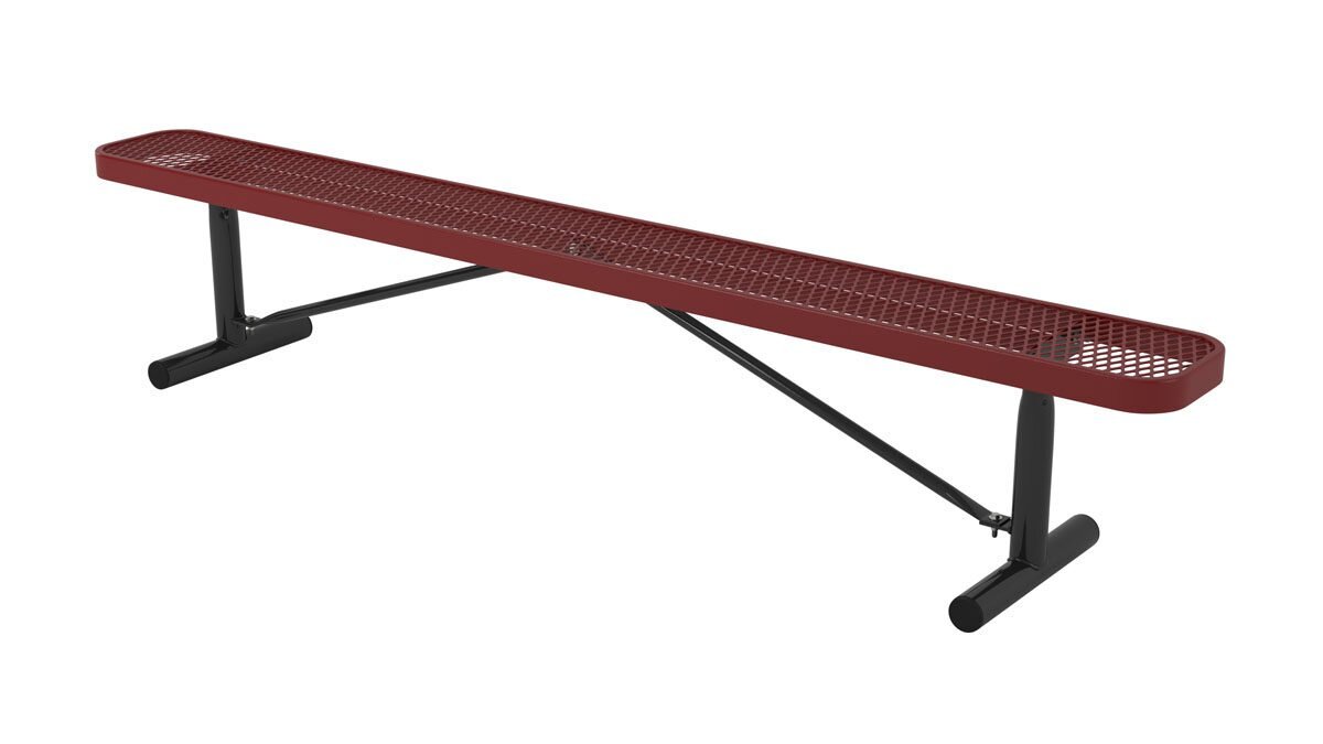 8ft Basic Standard Bench without Back