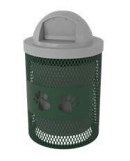 Dog Park Trash Receptacle
