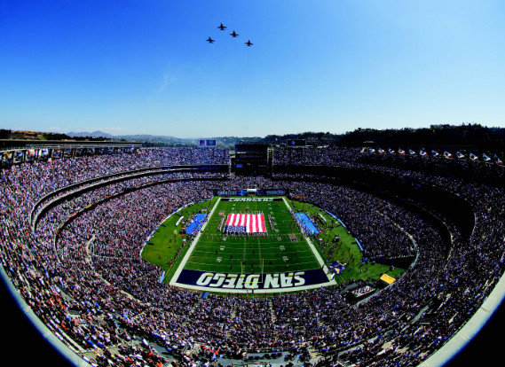 Qualcomm Stadium with Sanitile 937 RTS