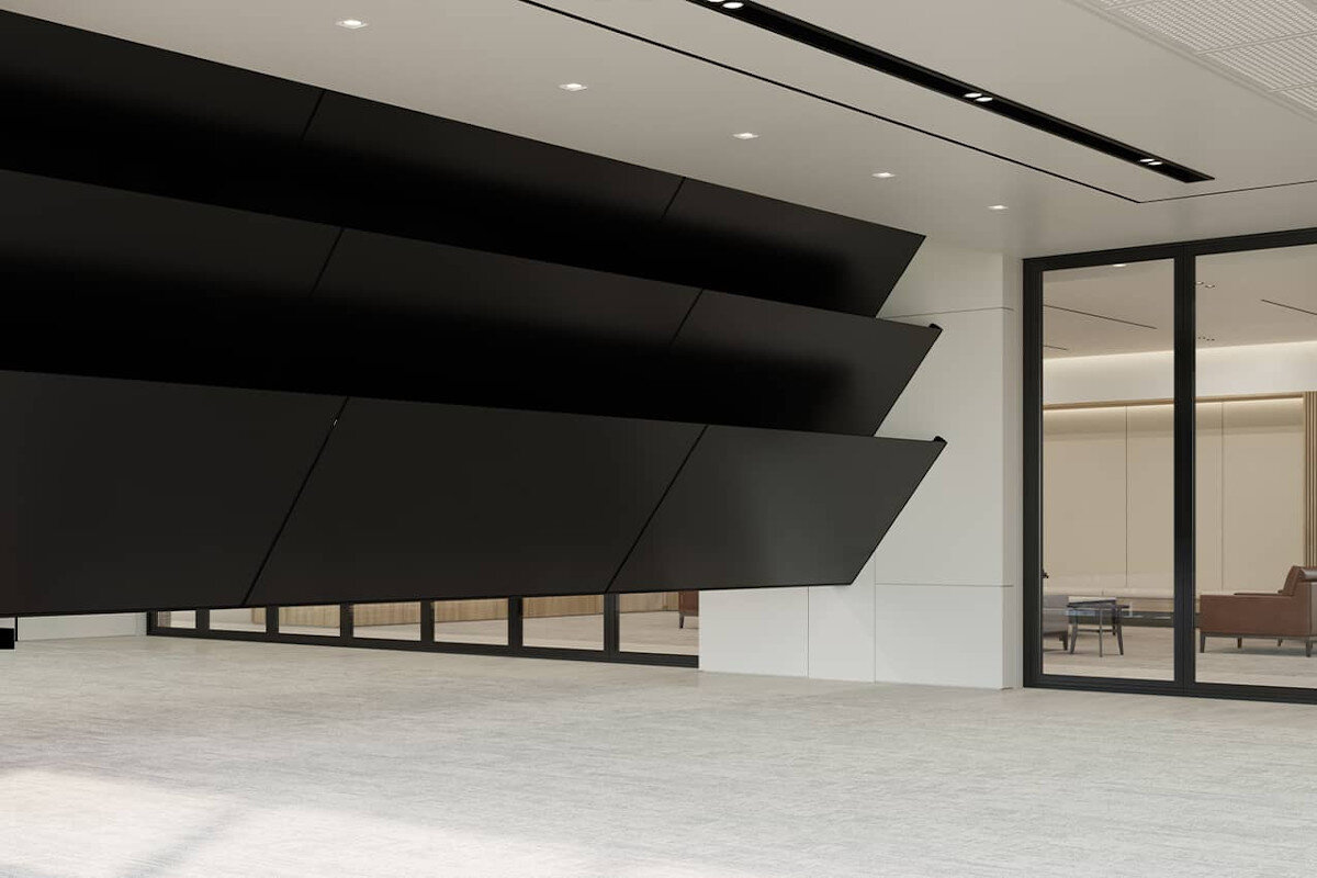 Ultra-Acoustic Vertical Motorized Partitions