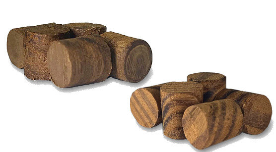 Thermally Modified Wood Plugs