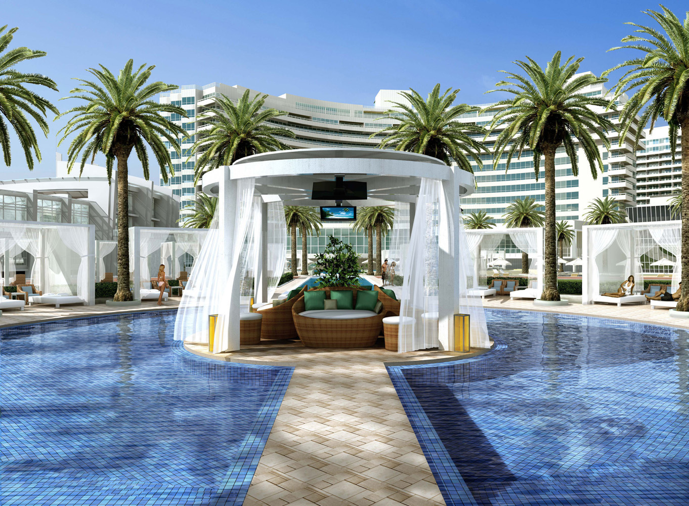 Pool Cabanas