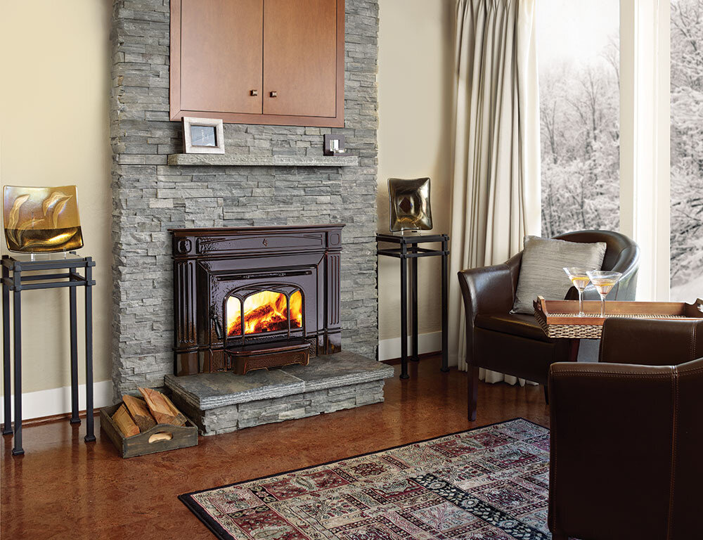 HI1150 Small Cast Iron Wood Burning Insert