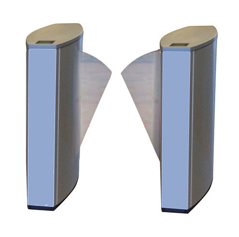 EZ Lane Glass Wing Optical Turnstile