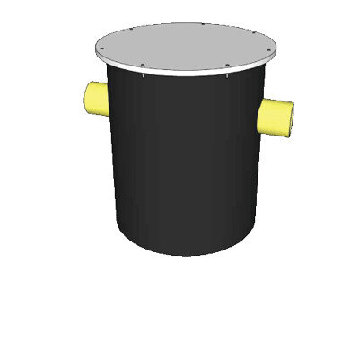 MI-NEUT-NT-5 5 Gallon Point of use Under Sink Acid Neutralization Tank