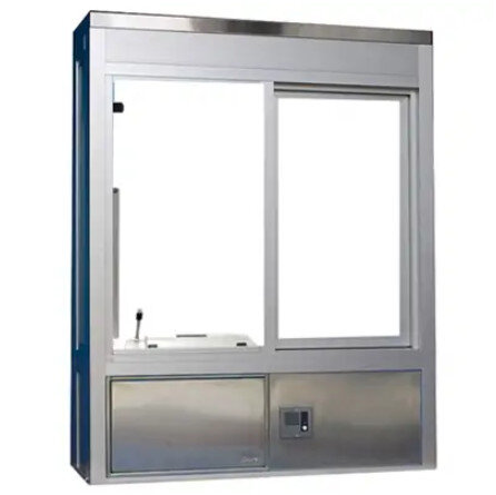 Bump Out 602 Pass Thru Window w/ Service Drawer and Intercom