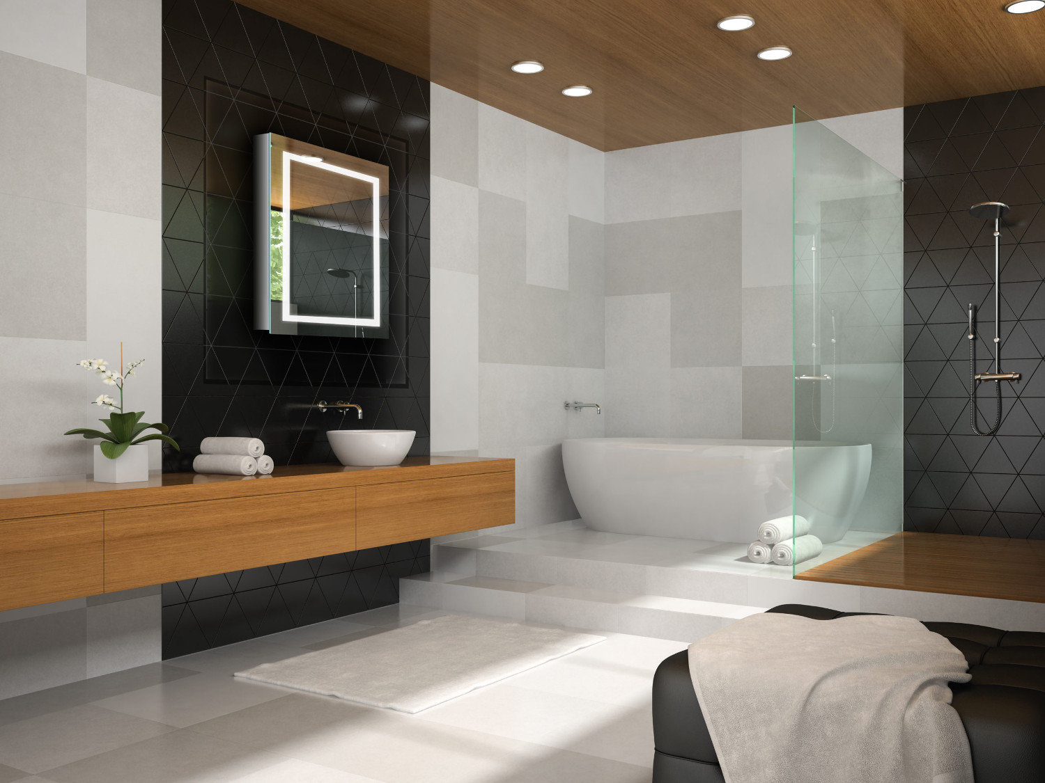 Mirror:  Antica 20" x 27.5" x 4.7"