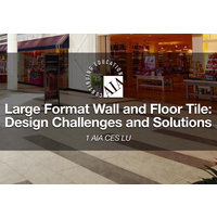 Large Format Wall and Floor Tile: Design Challenges and Solutions image