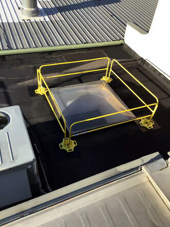 Roof Hatch & Skylight Fall Protection Safety Rails - BLUEWATER