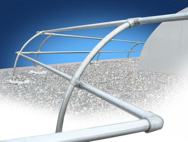 Architectural Series Roof Guardrail Systems - BLUEWATER