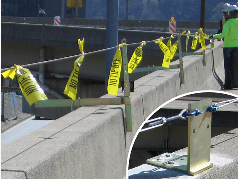 Building Product MedianClamp Portable Guard Rails for Medians