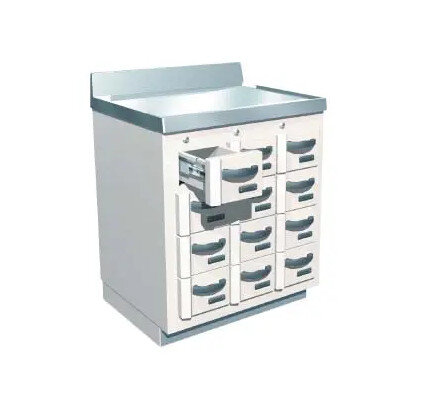 Lead-Lined Radioisotope Storage Cabinet